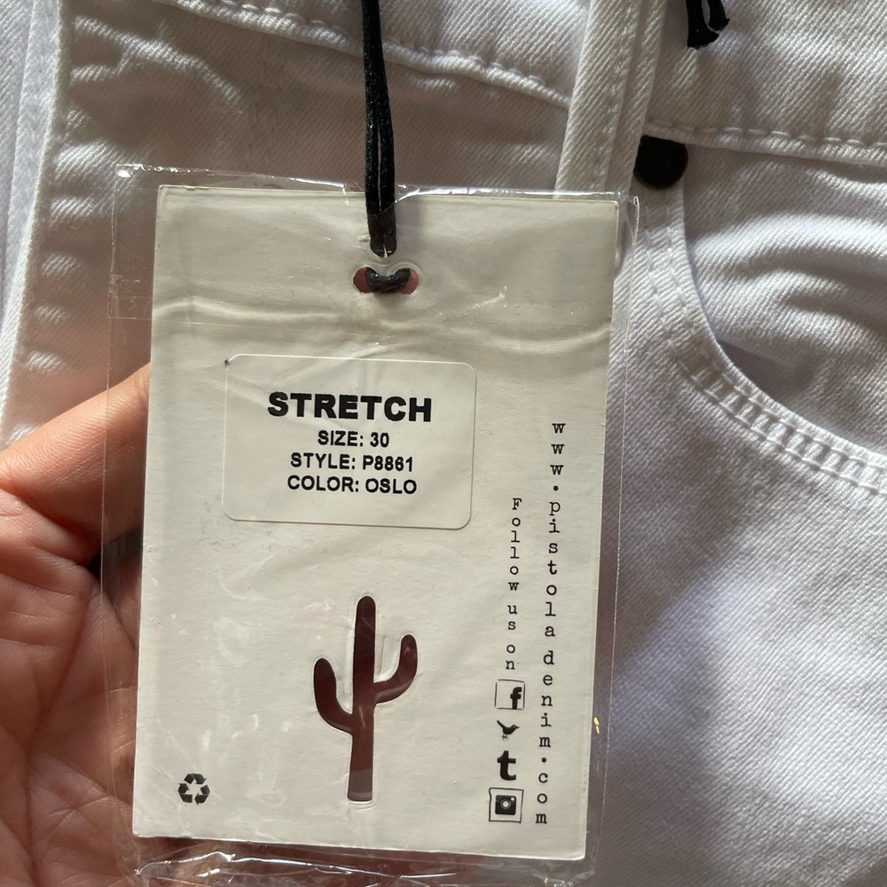 Pistola white stretch jeans - Picture 4 of 4